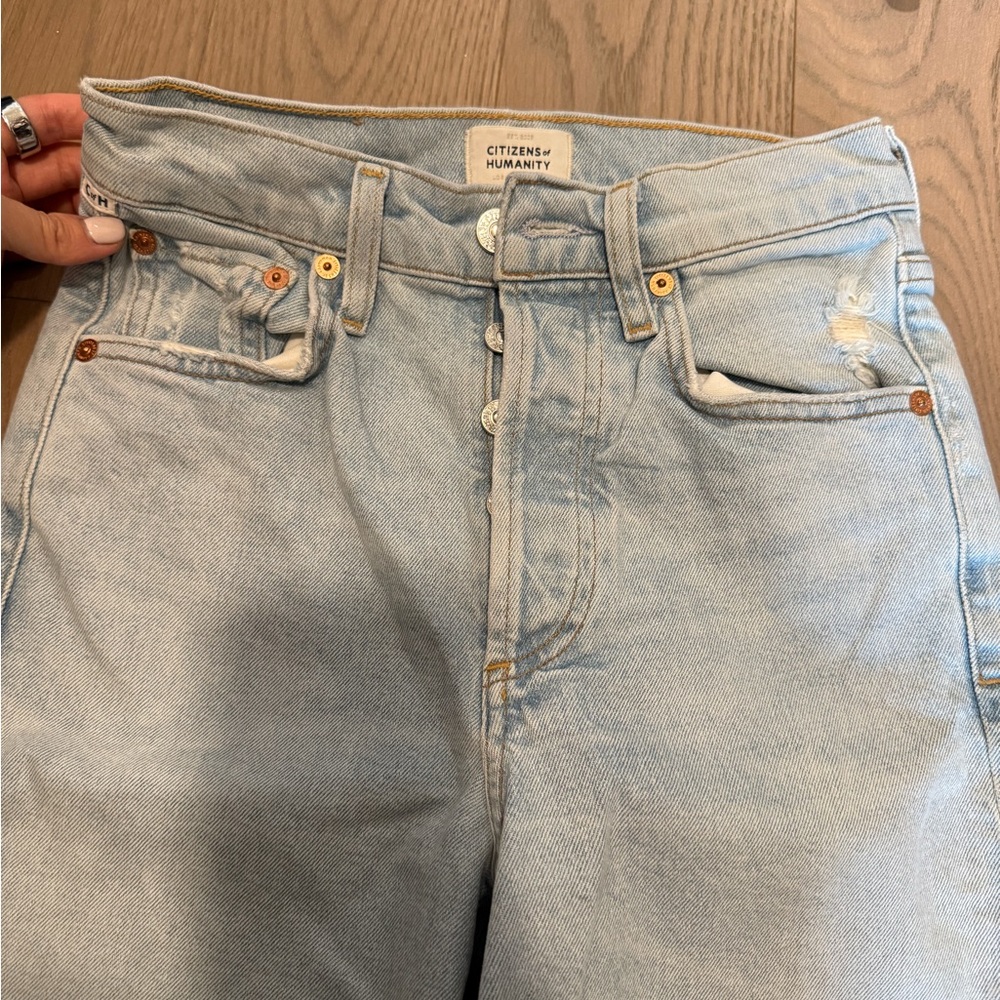 Citizens of Humanity Light Blue straight leg jeans